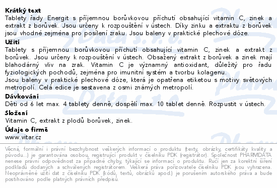 Energit Pro oči tbl.42