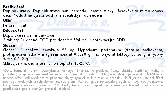 Hypericum perforatum AKH por.tbl.60