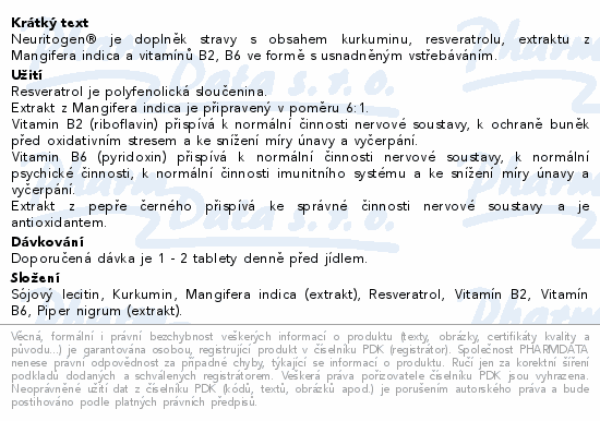 Neuritogen tbl.90