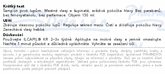 ISISPHARMA Ilcapil KR Anti-Dandruff Shampoo 150ml