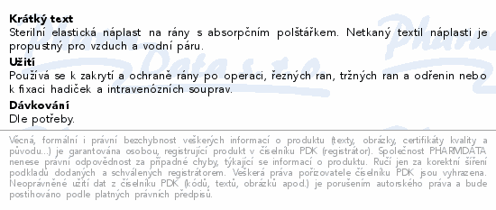 ELASTPORE+PAD náplast samolep.sterilní 10x15cm 1ks