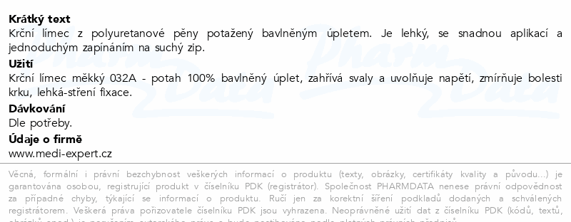 Krční límec měkký 032A v.9cm vel.2 béžová