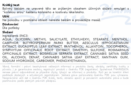 BIO BIONE Cannabis+Kostival forte bylin.bal.200ml