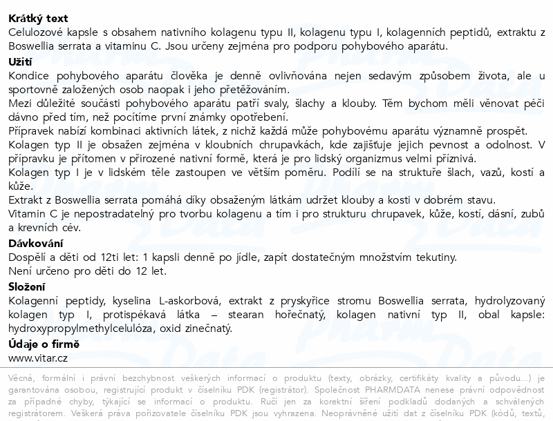 Vitar Kolagen Forte cps.60