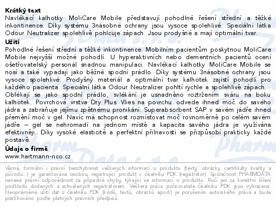 MoliCare Mobile Inkont. kalh.10kapek Large 14ks