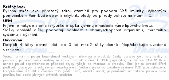 LEROS Vitamín C Imunita 20x2g