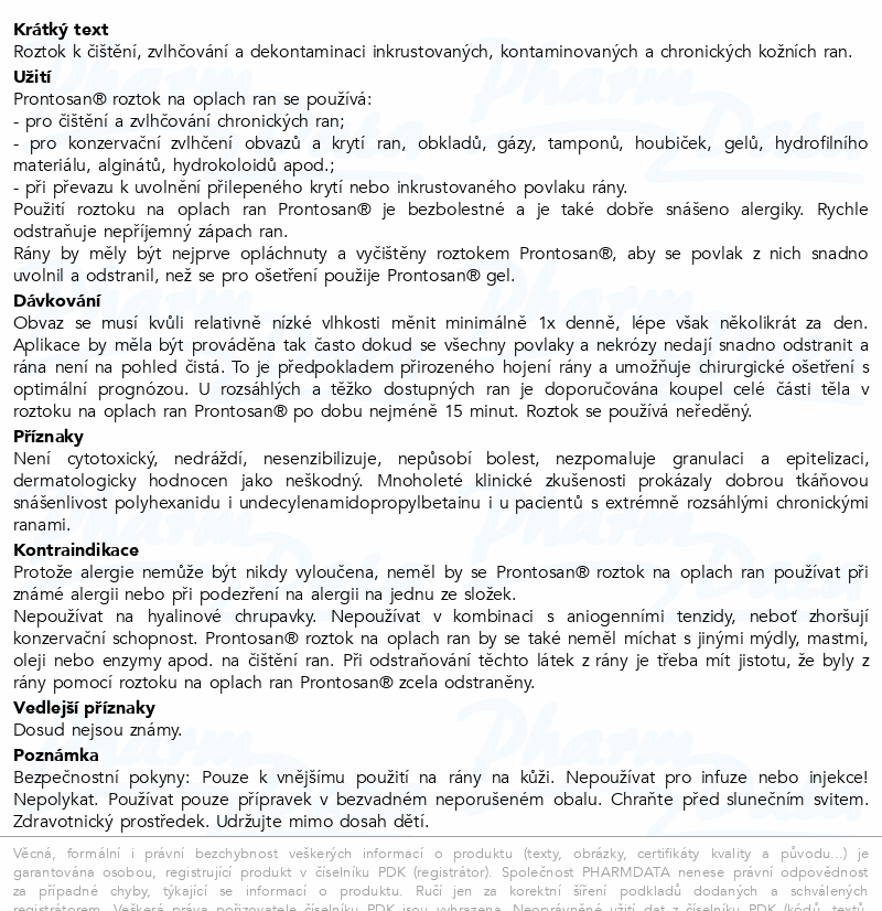 Prontosan W roztok 350ml