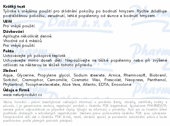After Pick stick po bodnutí hmyzem 10g