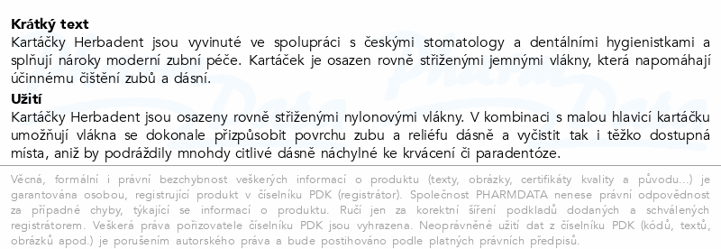 HERBADENT ORIGINAL zubní kartáček Soft 3ks