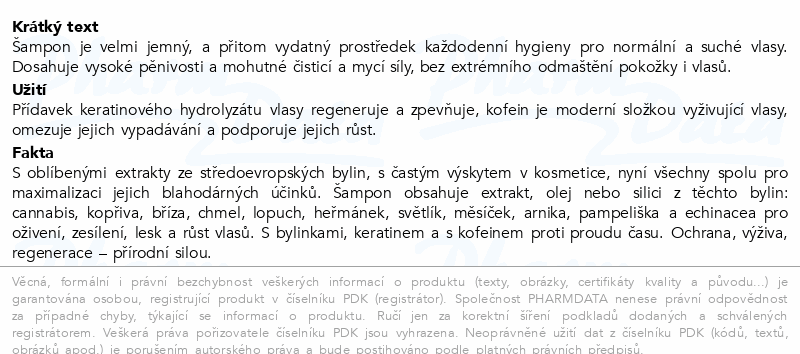 BIO BIONE Bylinný elixír revitalizač.šampon 260ml