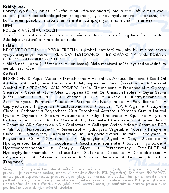 RILASTIL PROG.Vyhlazující krém proti vráskám 40ml