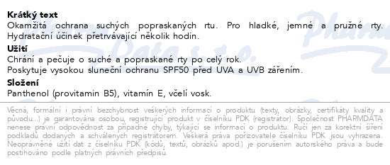 Bepanthen Derma Protecting Lipstick SPF50 4.5g