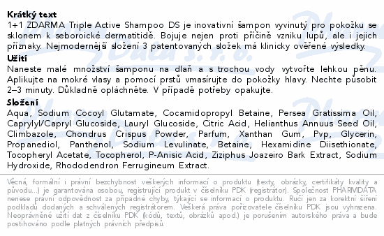 Revalid Triple Active Shampoo DS 150ml 1+1 ZDARMA