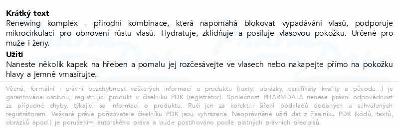 mioWell Renegenerační sérum na vlasy 100ml