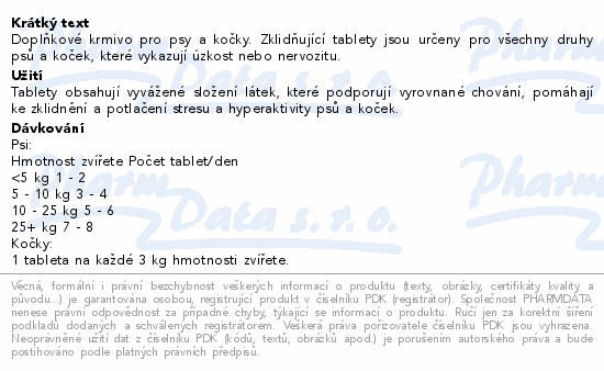 PETIGAL Antistress s příchutí masa tbl.100