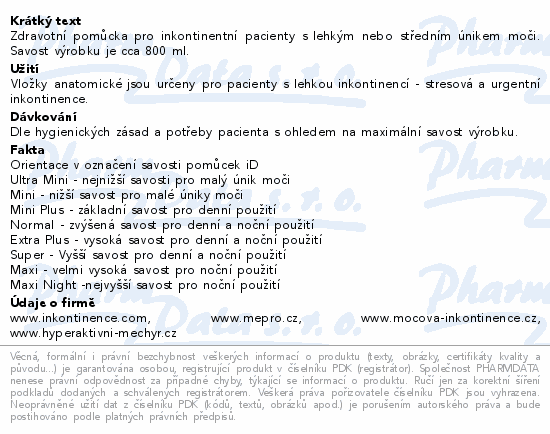 iD Discreet Light Pads Super 10ks