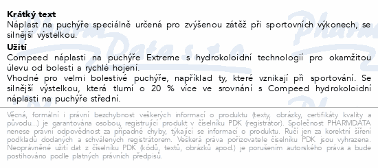 Compeed Náplasti na puchýře Extreme 5ks