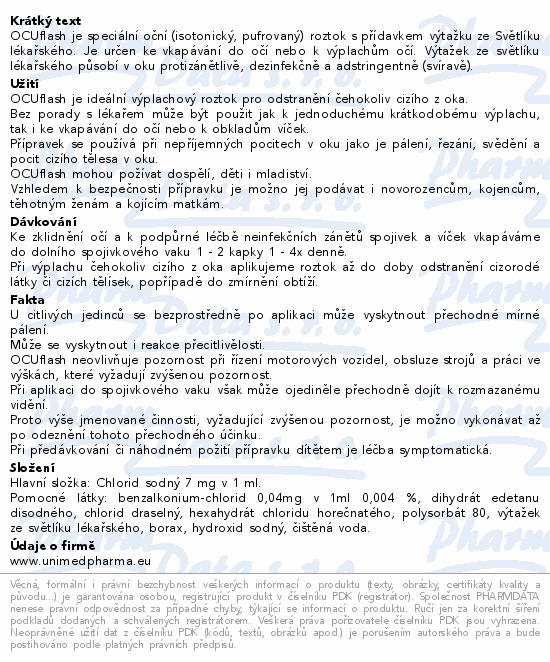 OCUflash oční kapky 2x10ml