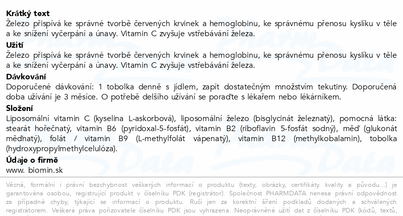 Biomin IRON PREMIUM tob.60