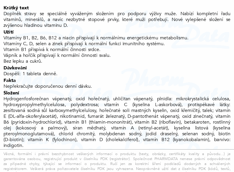 Centrum Silver muži 50+ tbl.90+Silver 50+ tbl.30