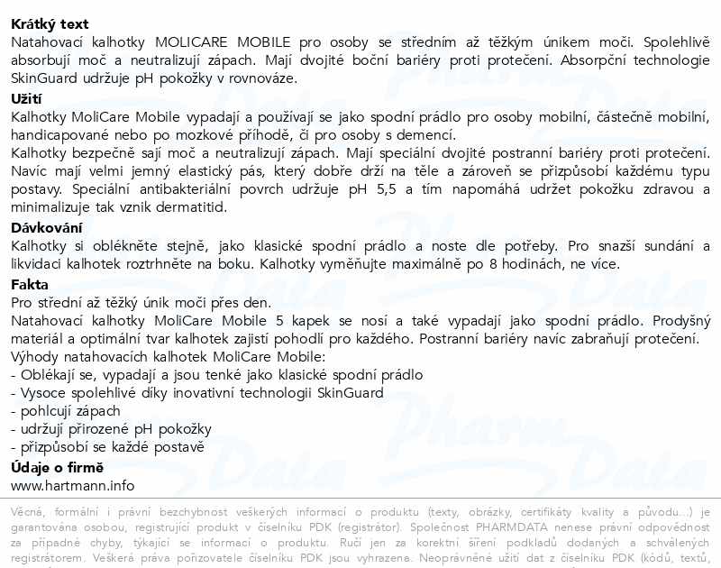 MoliCare Mobile Inkon.kalh.natahovací 5k XL 14ks