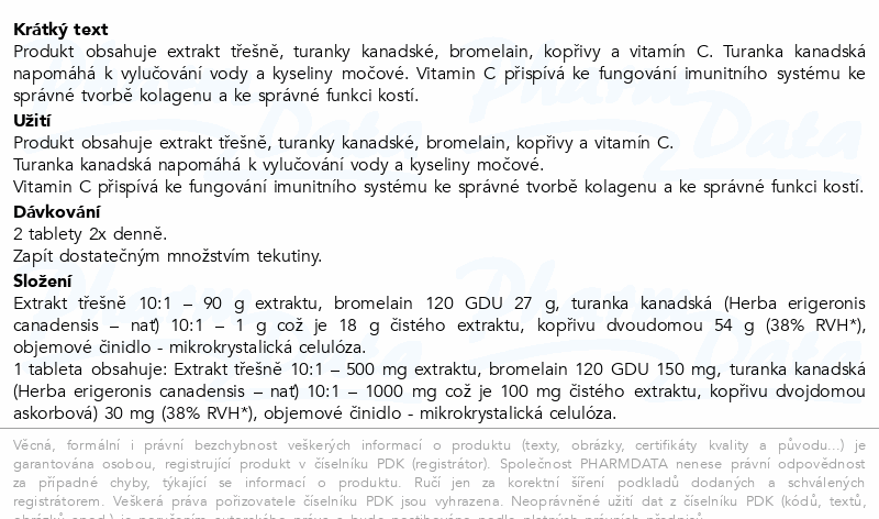 Edenpharma Třešeň Dna forte tbl.90+90