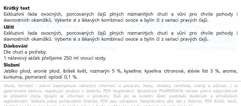Biogena Majestic tea Pomeranč&Rozmarýn 20x2.4g