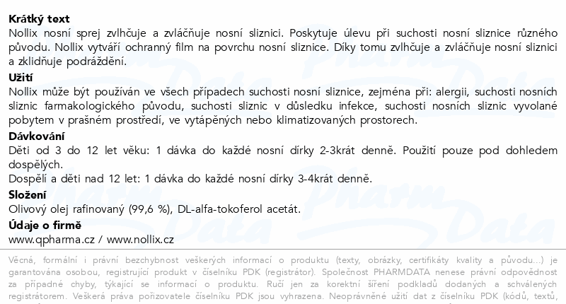NOLLIX nosní sprej 10ml