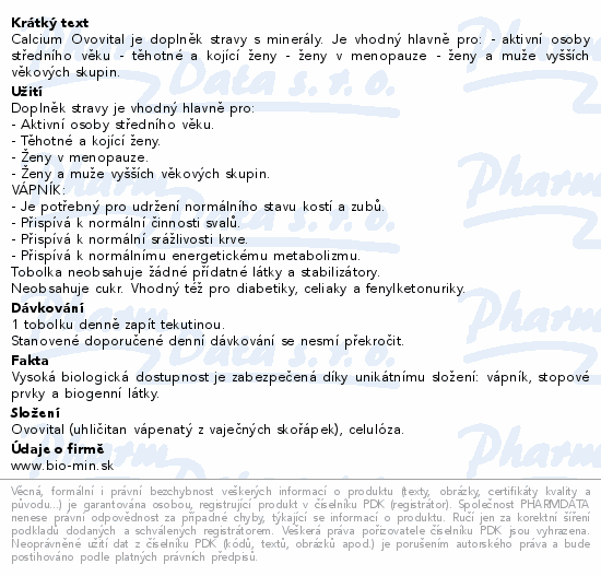 Biomin OVOVITAL tob.60