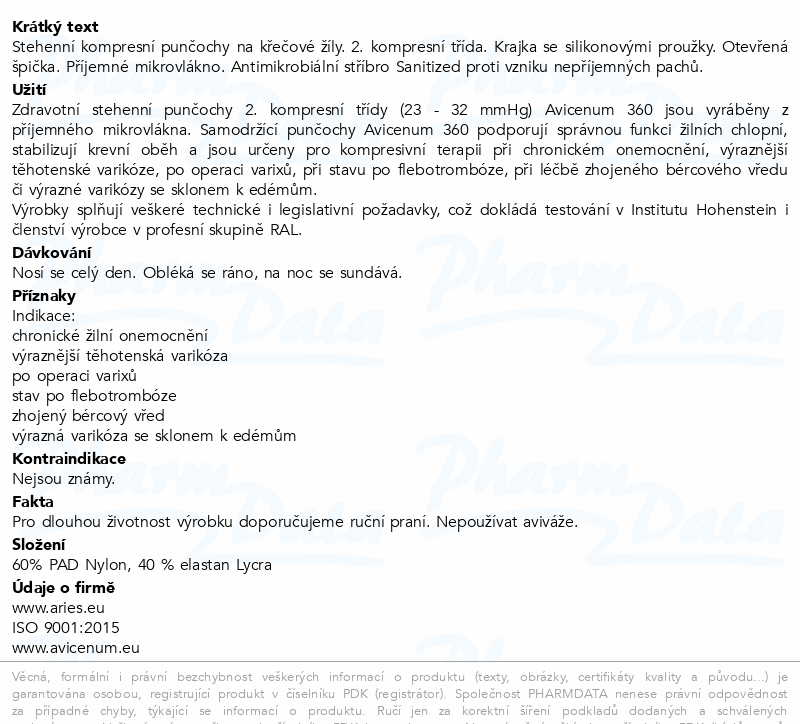 Avicenum P 360 punč. sth. krj OŠ S norm natur