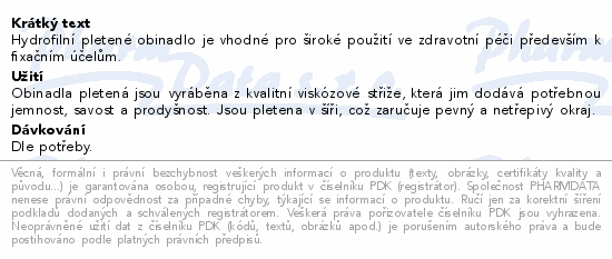 B-KNITT S obinadlo pletené sterilní 6cmx5m