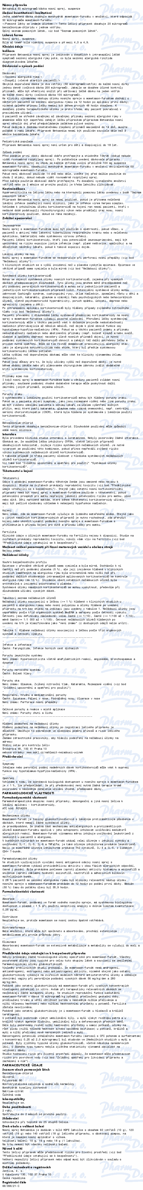 Metsandia 50mcg/dáv nas.spr.sus.120dáv
