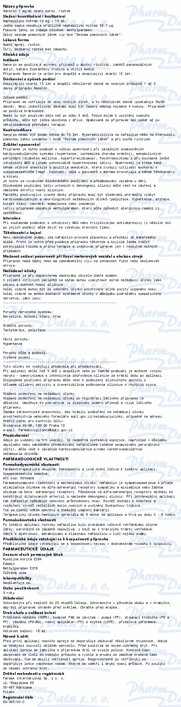Sanorin 1mg/ml nas.spr.sol.1x10ml