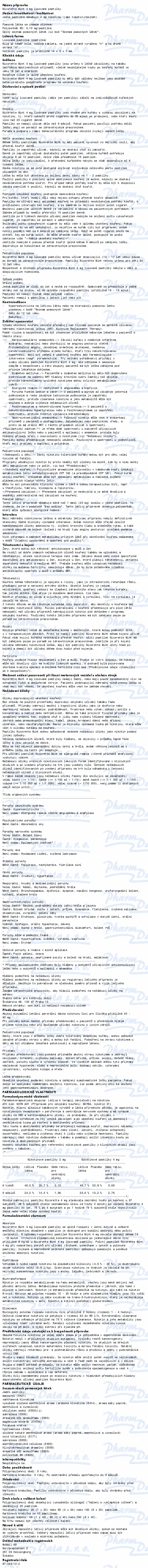 Nicorette Mint 4mg pas.cmp.40