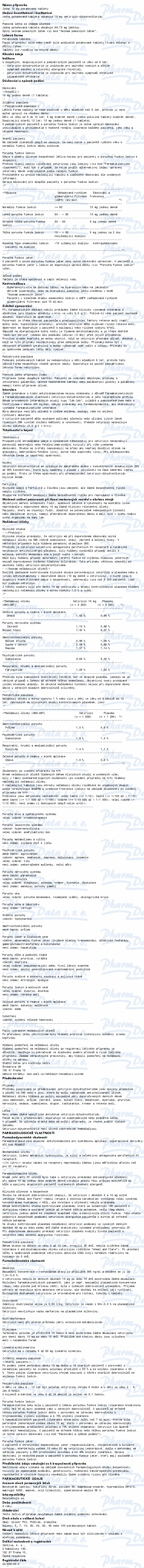 Zodac 10mg tbl.flm.100